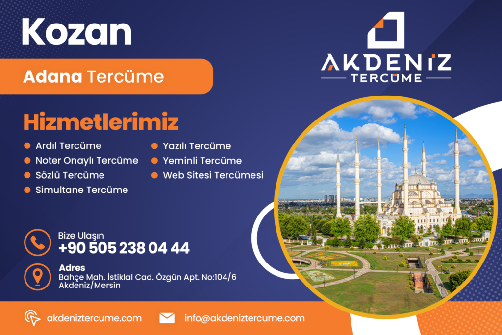 Kozan Tercüme Bürosu