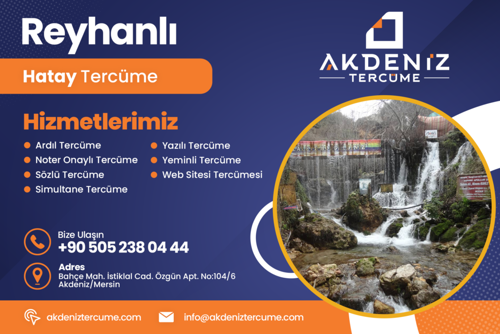 Reyhanlı Tercüme Bürosu