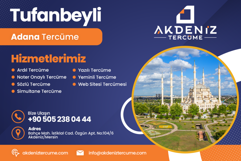 Tufanbeyli Tercüme Bürosu