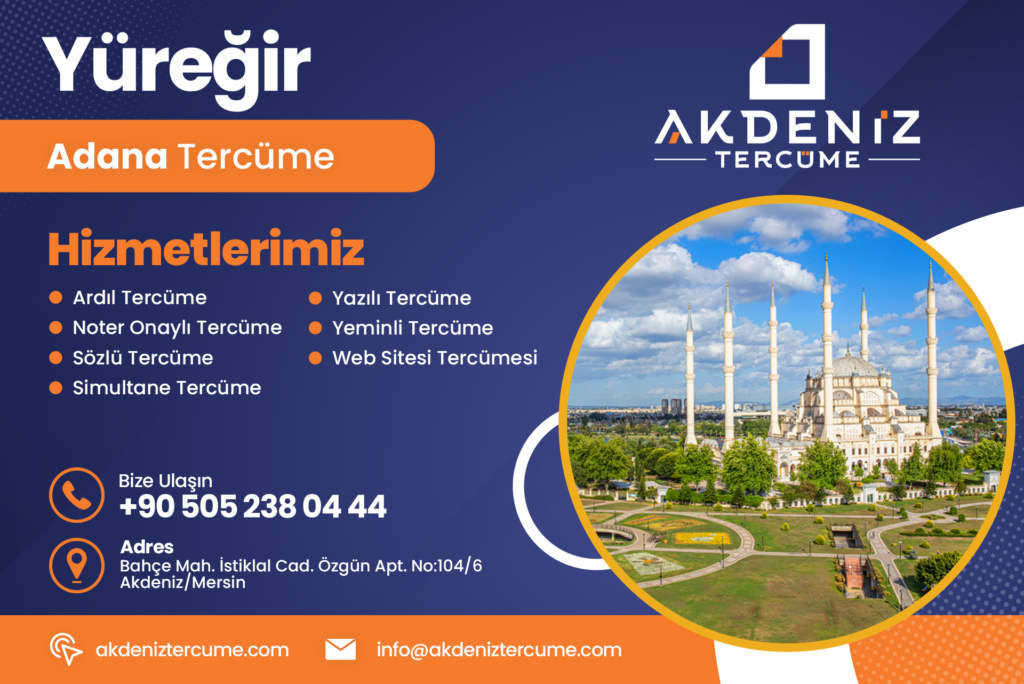 Yüreğir Tercüme Bürosu