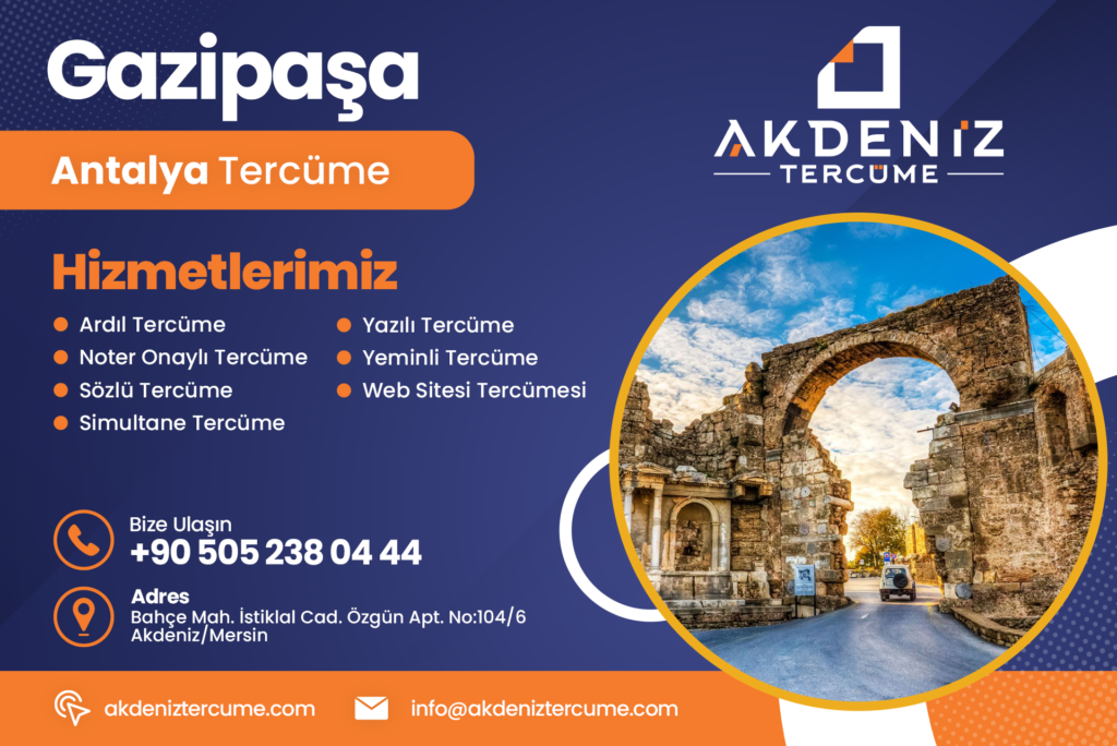 Gazipaşa Tercüme Bürosu
