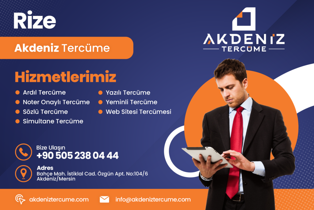 Rize Tercüme Bürosu