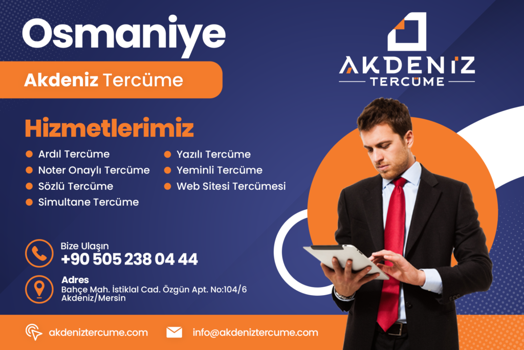 Osmaniye Tercüme Bürosu