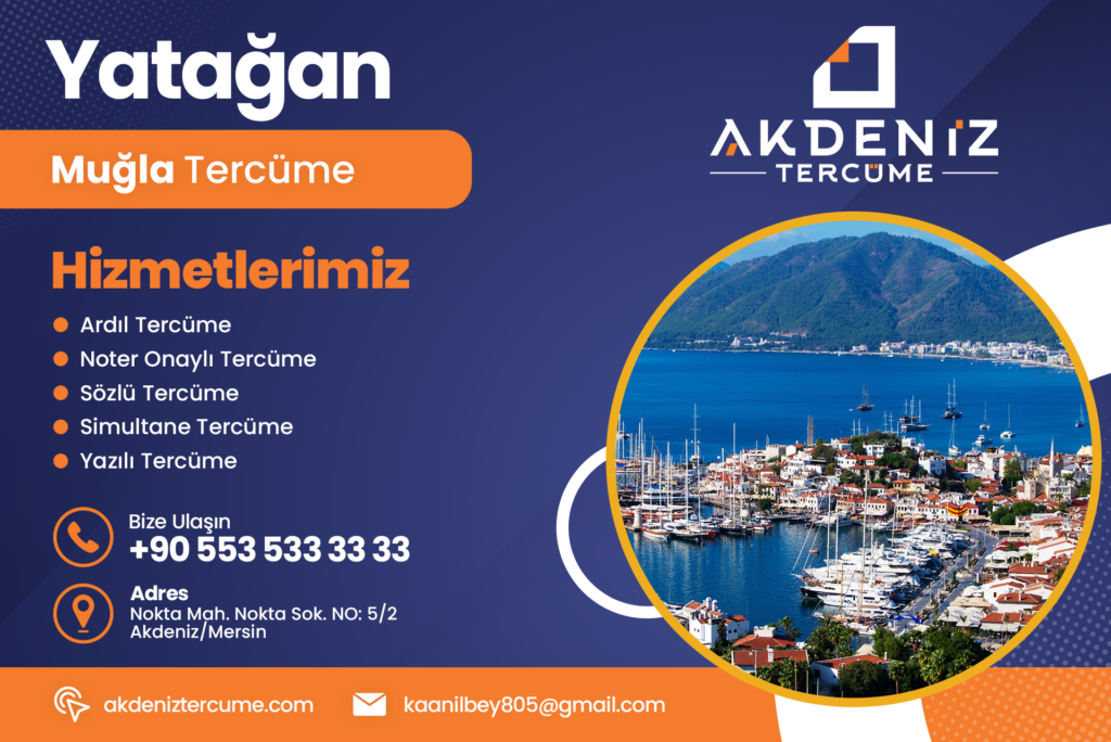 Yatağan Tercüme Bürosu